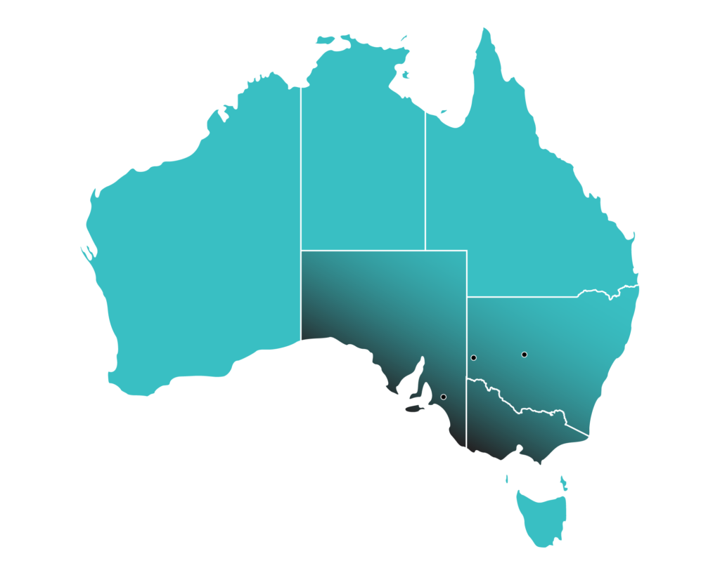 VTX Map (three locations)